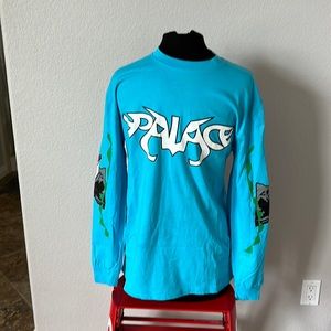 Palace blue long sleeve shirt.